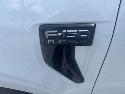 Star White Metallic Tri-Coat 2025 Ford F-150 Platinum