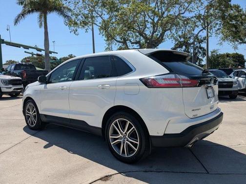 STAR WHITE 2020 Ford Edge Titanium