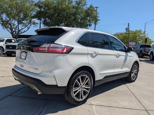 STAR WHITE 2020 Ford Edge Titanium