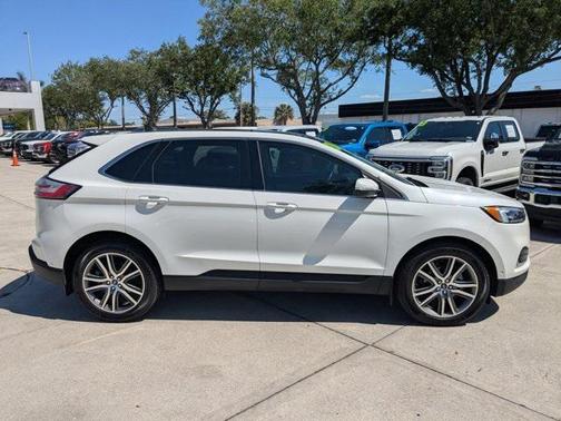 STAR WHITE 2020 Ford Edge Titanium