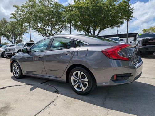 Modern Steel Metallic 2017 Honda Civic LX