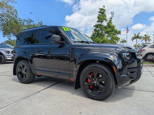 Santorini Black Metallic 2023 Land Rover Defender 90 X-Dynamic SE