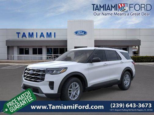 SPACE WHITE METALLIC 2026 Ford Explorer Active