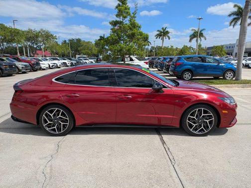 Ultimate Red 2023 Hyundai SONATA N Line