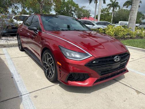 Ultimate Red 2023 Hyundai SONATA N Line