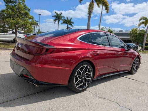 Ultimate Red 2023 Hyundai SONATA N Line