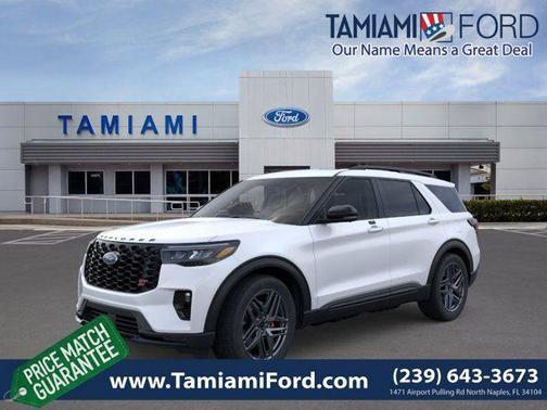 STAR WHITE MET TRI-COAT 2026 Ford Explorer ST