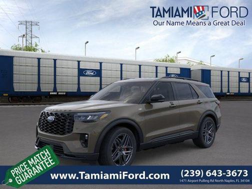Marsh Gray 2026 Ford Explorer ST-Line