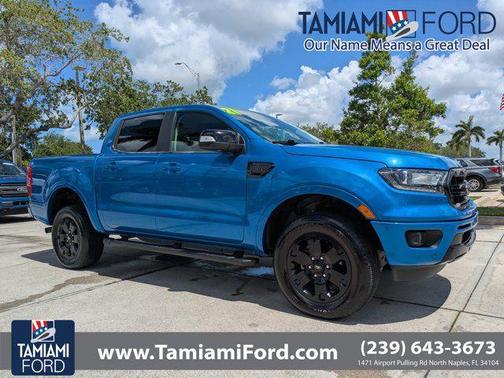 VELOCITY BLUE 2021 Ford Ranger LARIAT