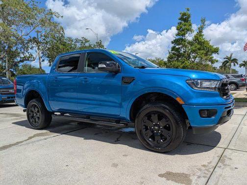 VELOCITY BLUE 2021 Ford Ranger LARIAT
