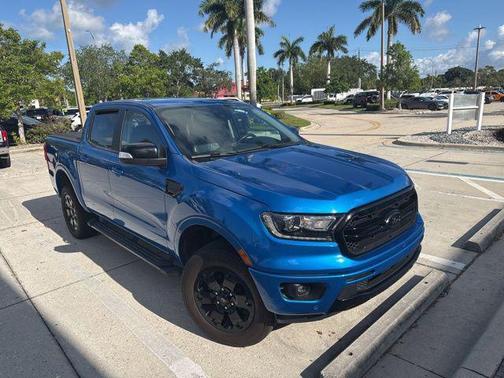 VELOCITY BLUE 2021 Ford Ranger LARIAT