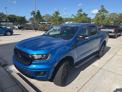 VELOCITY BLUE 2021 Ford Ranger LARIAT