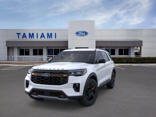 STAR WHITE MET TRI-COAT 2026 Ford Explorer Tremor