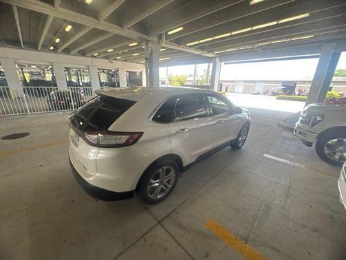 WHITE PLATINUM MET TRI-COAT 2018 Ford Edge Titanium