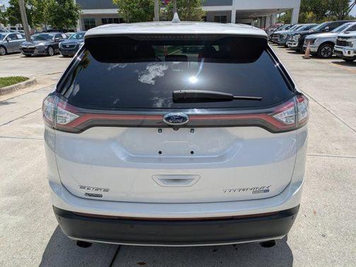WHITE PLATINUM MET TRI-COAT 2018 Ford Edge Titanium