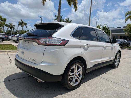 WHITE PLATINUM MET TRI-COAT 2018 Ford Edge Titanium