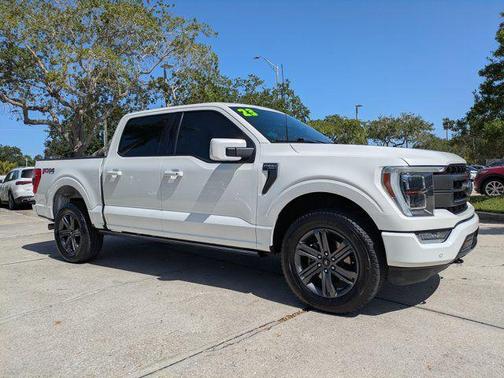 Star White Metallic Tri-Coat 2023 Ford F-150 Lariat
