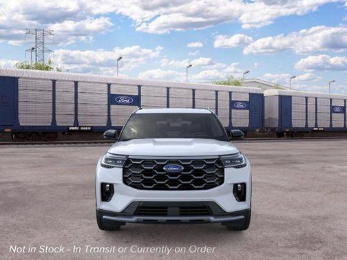Space White Metallic 2026 Ford Explorer Platinum