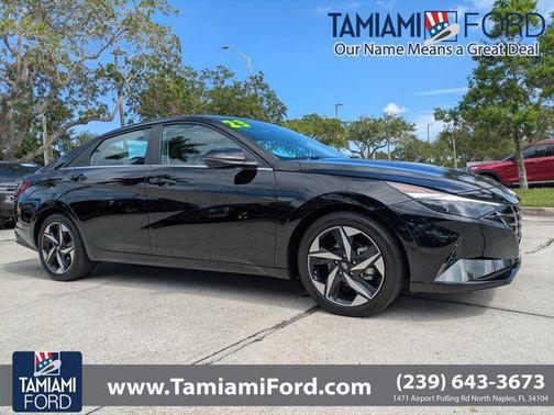 Onyx Black 2023 Hyundai ELANTRA Limited