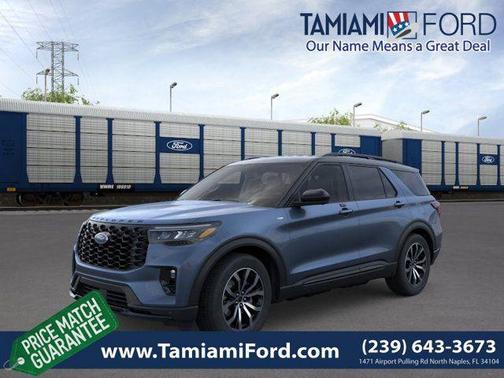 Vapor Blue Metallic 2026 Ford Explorer ST-Line
