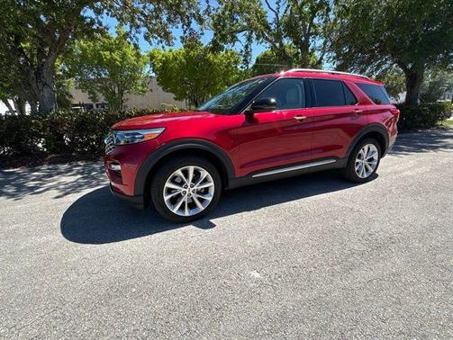 RAPID RED MET TINTED CC 2022 Ford Explorer Platinum
