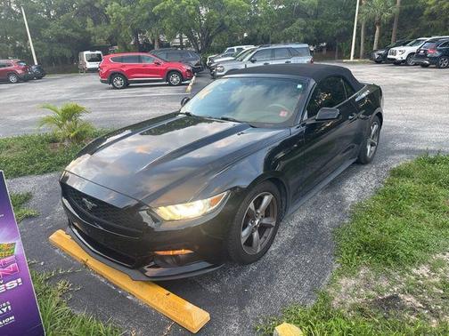 BLACK 2015 Ford Mustang V6