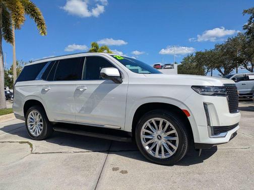 Crystal White Tricoat 2023 Cadillac Escalade Luxury
