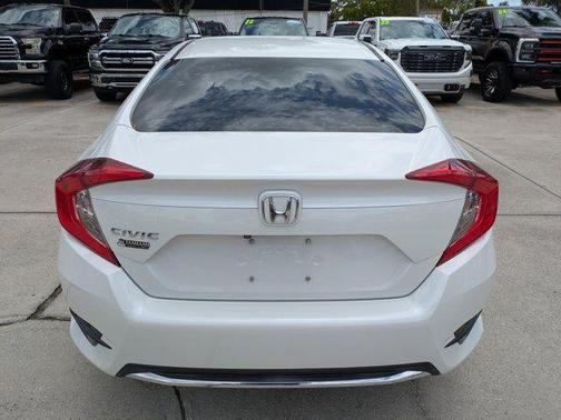 Platinum White Pearl 2020 Honda Civic LX