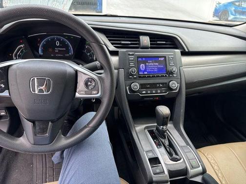 Platinum White Pearl 2020 Honda Civic LX