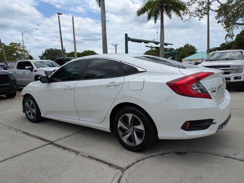 Platinum White Pearl 2020 Honda Civic LX
