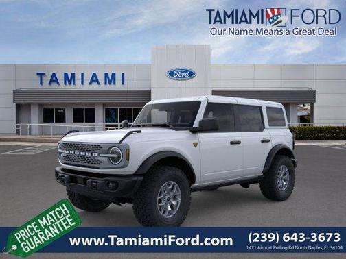 OXFORD WHITE 2025 Ford Bronco Badlands
