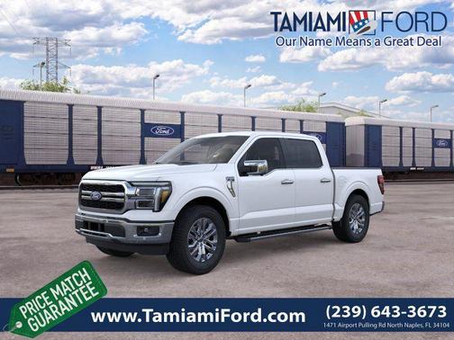 Star White Metallic Tri-Coat 2026 Ford F-150 Lariat