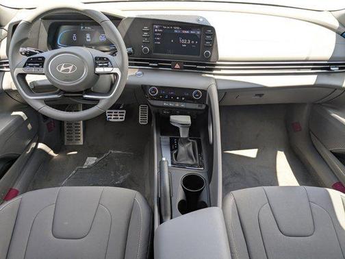 Serenity White 2025 Hyundai ELANTRA Sport
