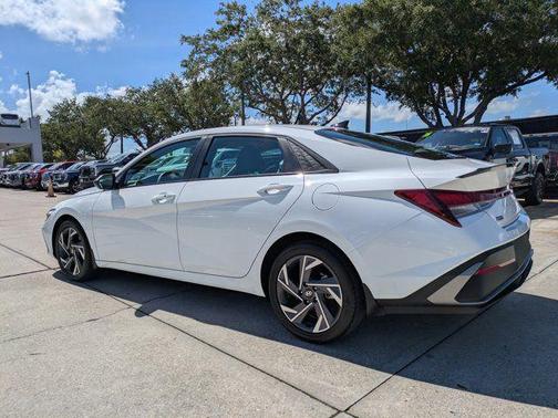Serenity White 2025 Hyundai ELANTRA Sport