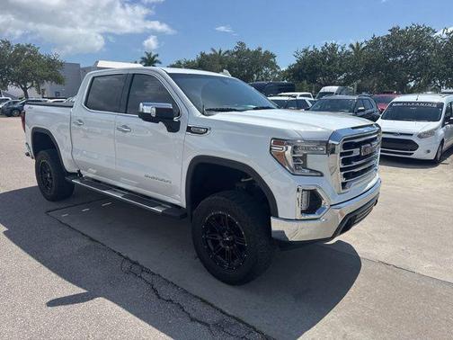 Summit White 2019 GMC Sierra 1500 SLT