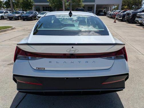 Serenity White 2025 Hyundai ELANTRA Sport