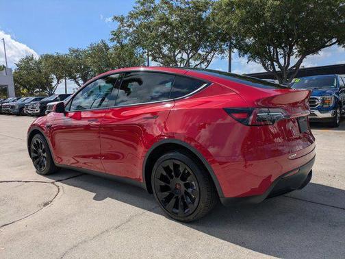 Red Multi-Coat 2022 Tesla Model Y Long Range Dual Motor All-Wheel Drive
