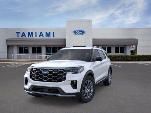 STAR WHITE MET TRI-COAT 2026 Ford Explorer Platinum