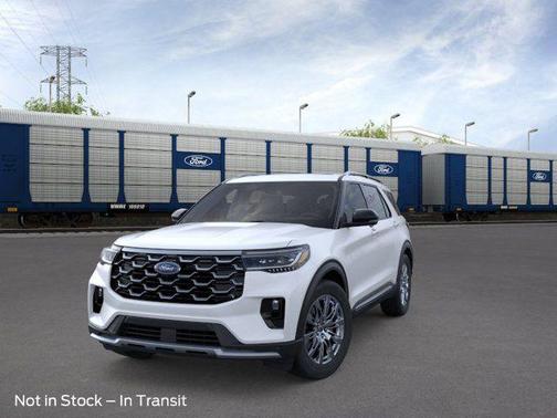 Star White Metallic Tri-Coat 2026 Ford Explorer Platinum