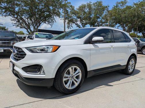 Oxford White 2020 Ford Edge SEL