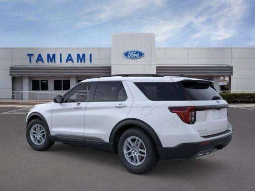 SPACE WHITE METALLIC 2026 Ford Explorer Active