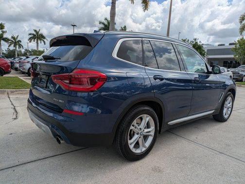 Phytonic Blue Metallic 2021 BMW X3 xDrive30i