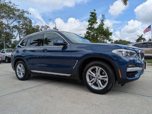 Phytonic Blue Metallic 2021 BMW X3 xDrive30i