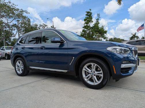 Phytonic Blue Metallic 2021 BMW X3 xDrive30i