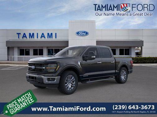 AGATE BLACK METALLIC 2025 Ford F-150 XLT