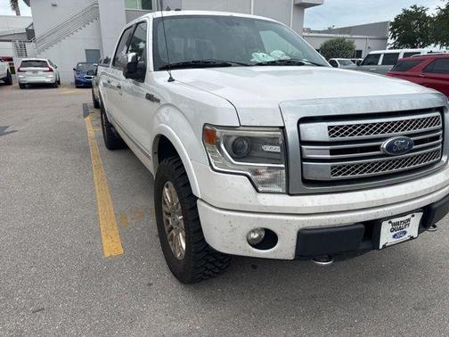 WHITE PLATINUM MET TRI-COAT 2013 Ford F-150 Platinum