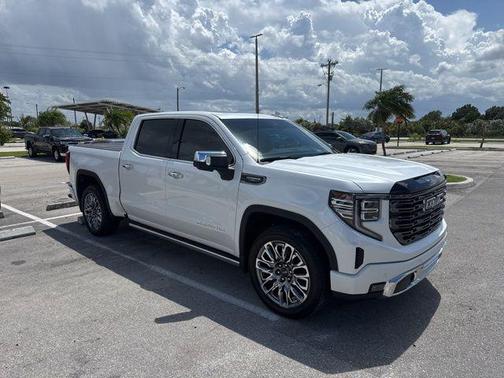 White Frost Tricoat 2025 GMC Sierra 1500 Denali Ultimate