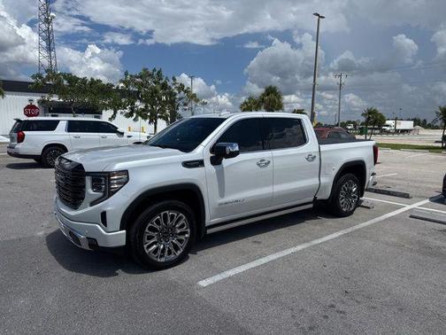 White Frost Tricoat 2025 GMC Sierra 1500 Denali Ultimate