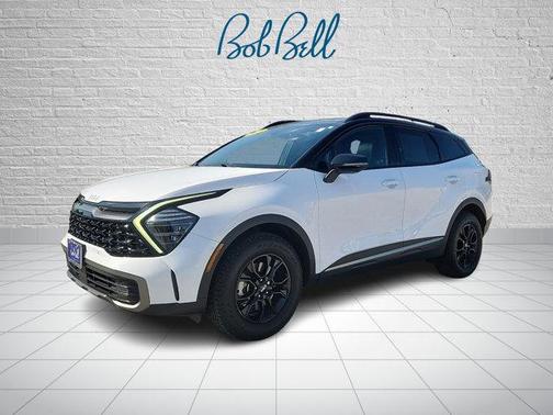 Glacier White Pearl/Ebony Black Roof 2023 Kia Sportage S
