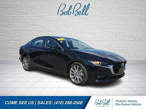 Jet Black Mica 2025 Mazda Mazda3 FWD w/Preferred Package